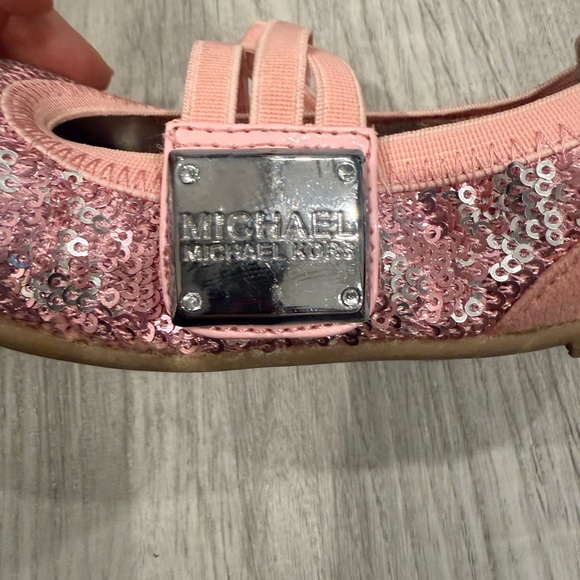 Michael Kors Glittering Pink Ballet Flats - Picture 4 of 7